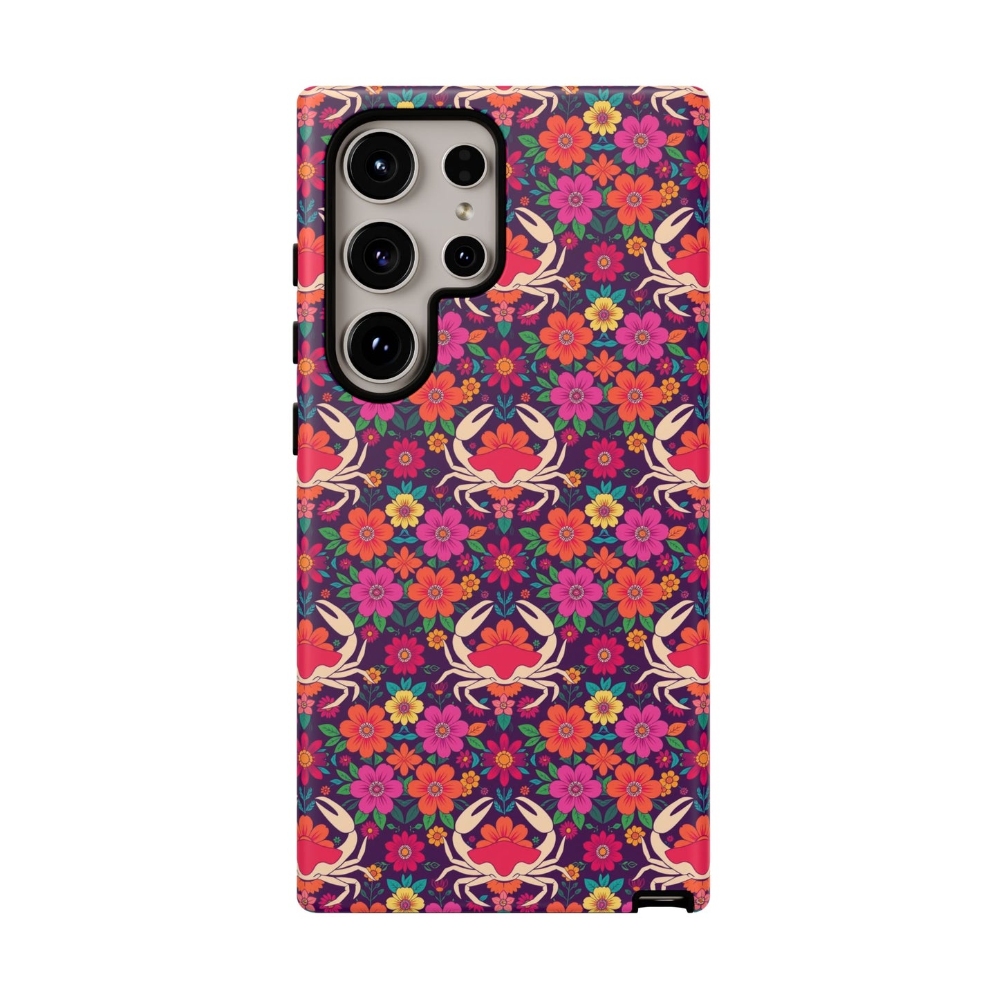 Tough Cases, Cancer, Zodiac v1, Flower Pattern