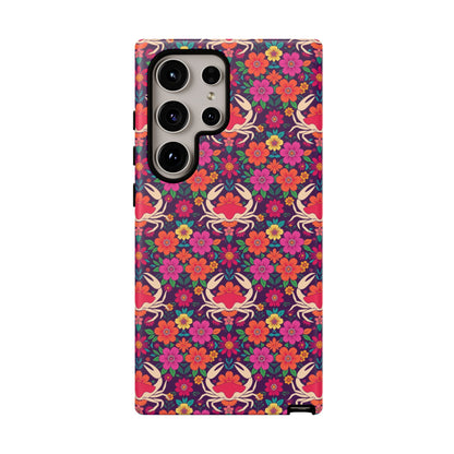Tough Cases, Cancer, Zodiac v1, Flower Pattern