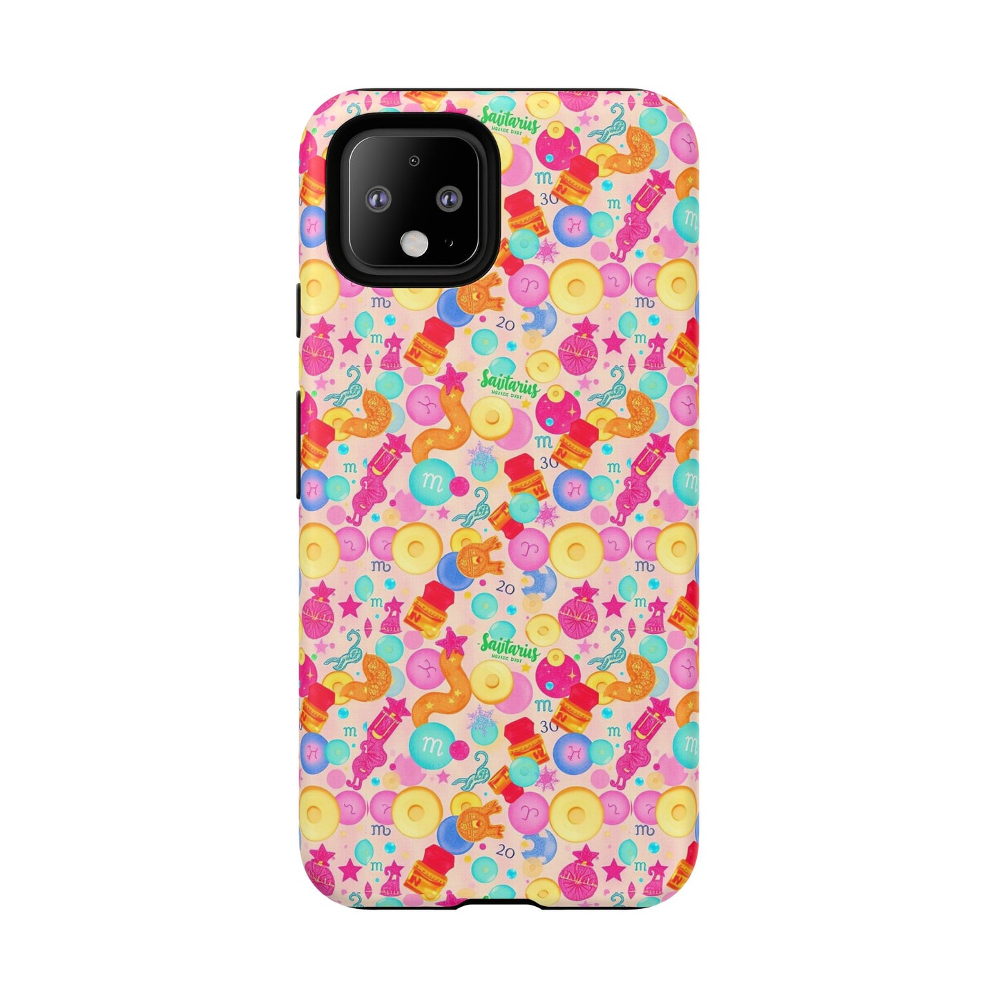 Tough Cases, Sagittarius, Zodiac v2, Bubble Pattern
