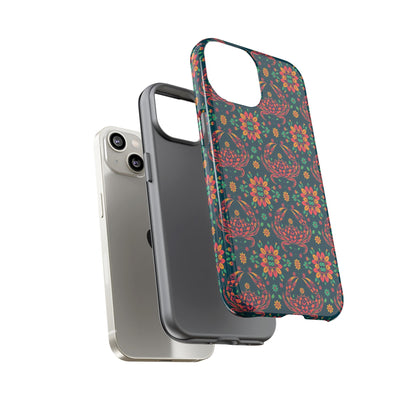 Tough Cases, Cancer, Zodiac v4, Flower Pattern