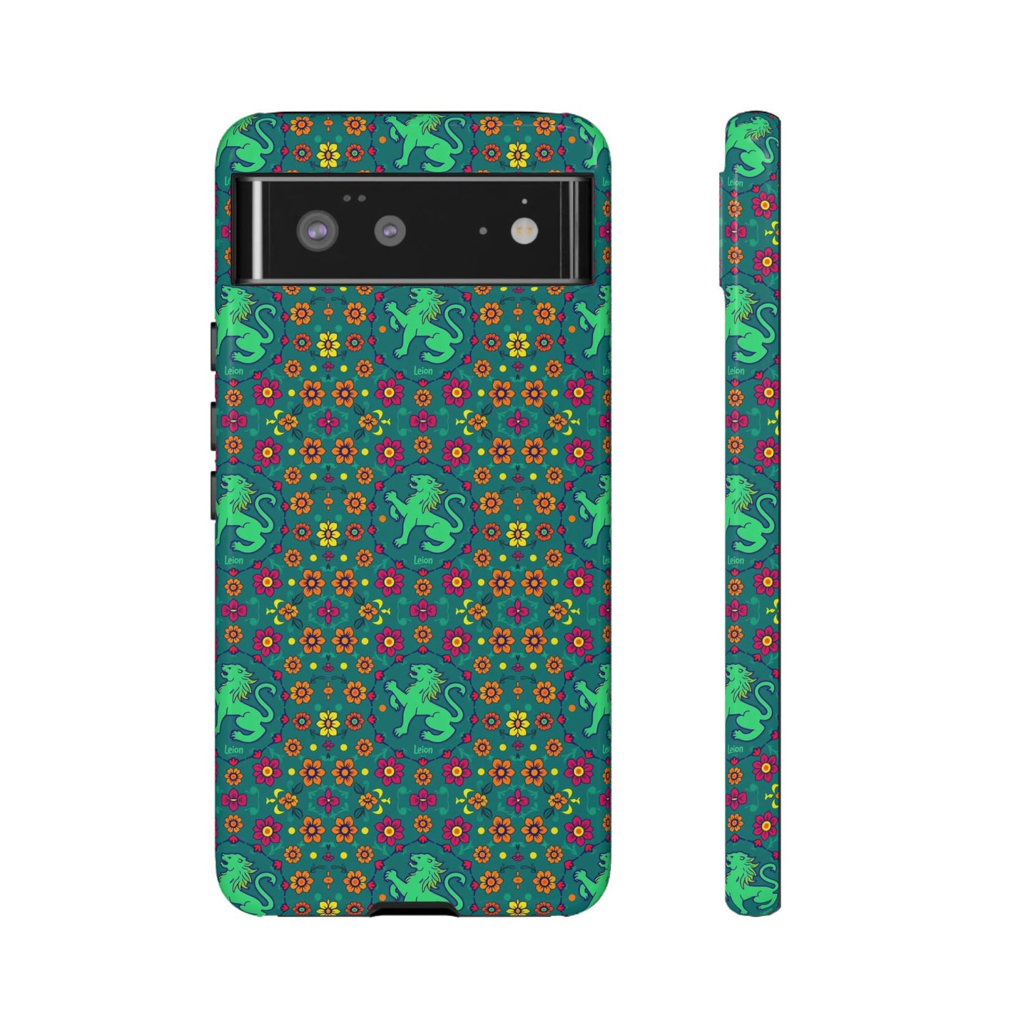 Tough Cases, Leo, Zodiac v3, Flower Pattern