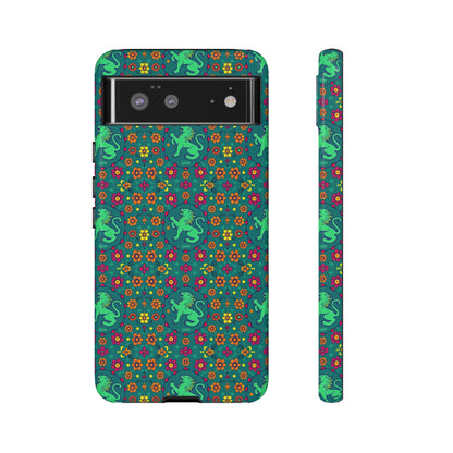 Tough Cases, Leo, Zodiac v3, Flower Pattern