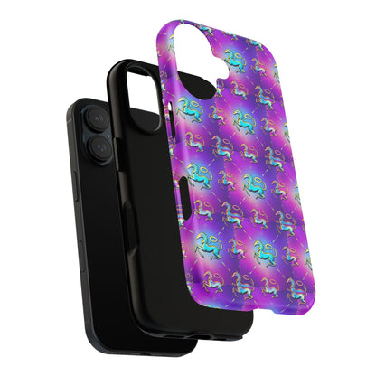 Tough Cases, Aquarius, Zodiac, Metal Pattern