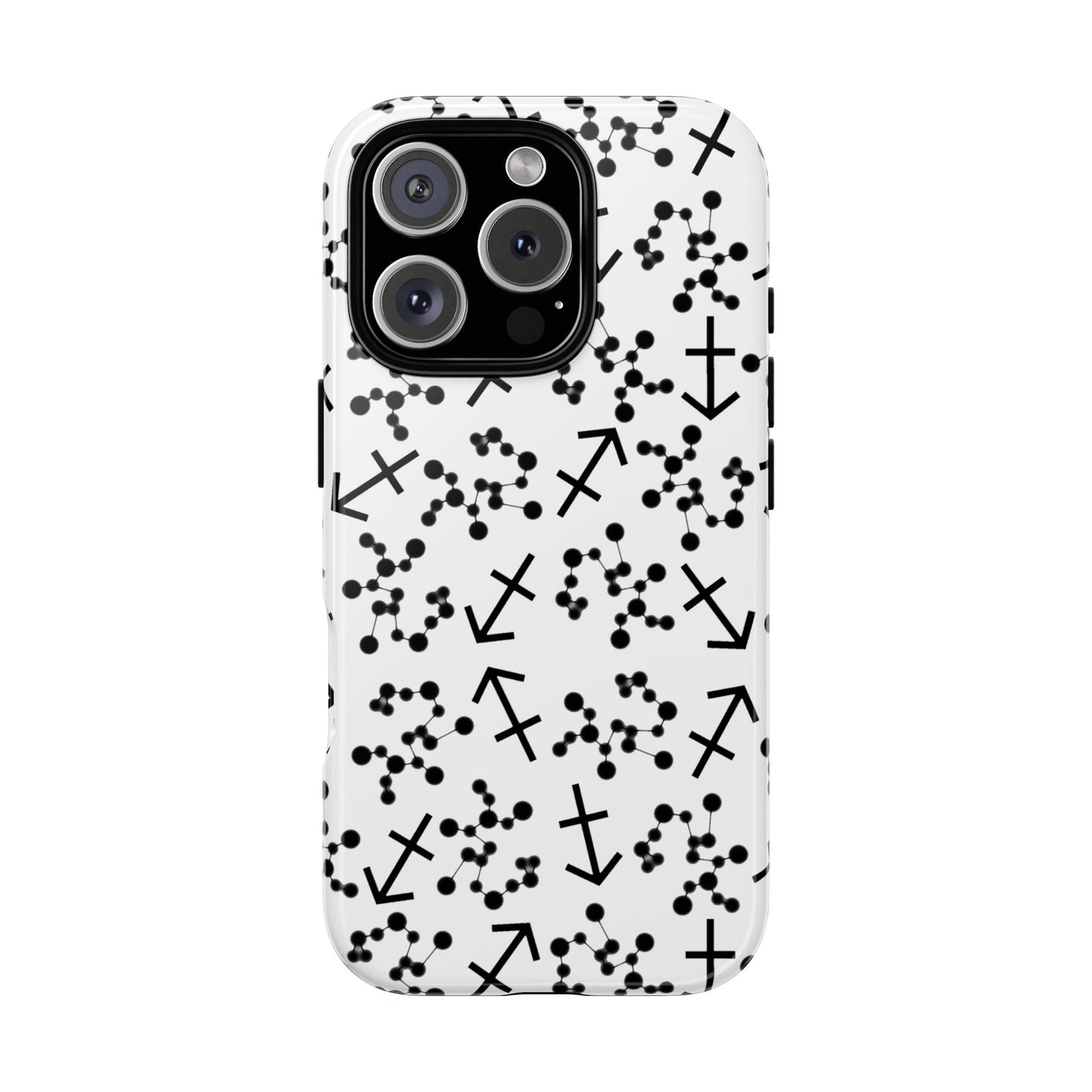 Tough Cases with the Sagittarius Zodiac sign for iPhone, Samsung Galaxy, and Google Pixel devices