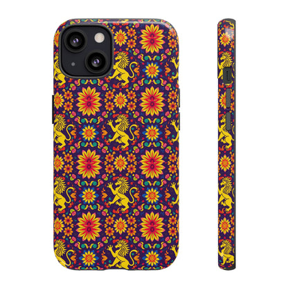 Tough Cases, Leo, Zodiac, Flower Pattern