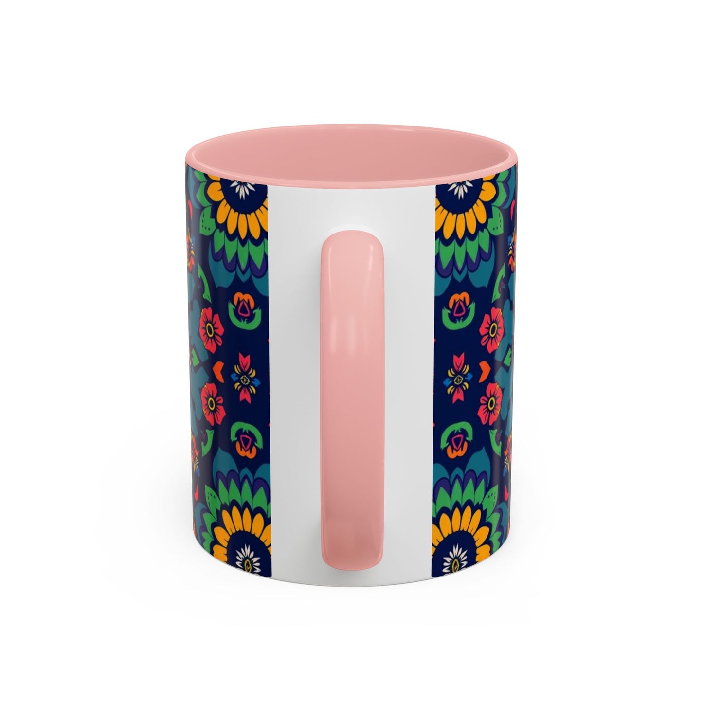 Accent Coffee Mug, Capricorn, Zodiac, Flower Pattern, (11, 15oz)