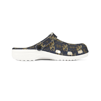 EVA Foam Rubber Shoes, (AOP), Aquarius, Zodiac v1, Pattern