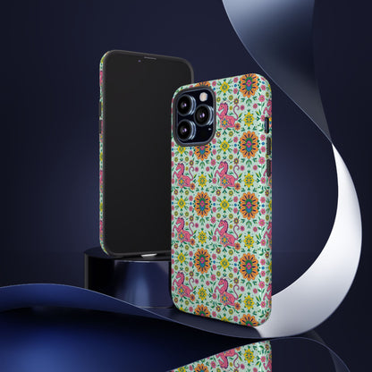 Tough Cases, Aquarius, Zodiac, Flower Pattern