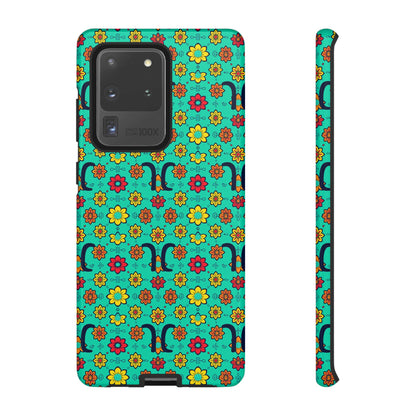 Tough Cases, Aquarius, Zodiac v2, Flower Pattern