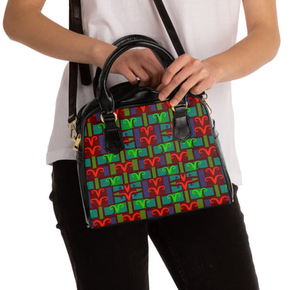 Shoulder Handbag, Aries, Zodiac, Shapes Pattern