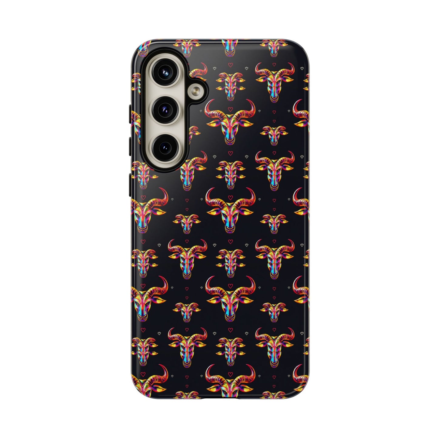 Tough Cases, Taurus, Zodiac, Metal Pattern