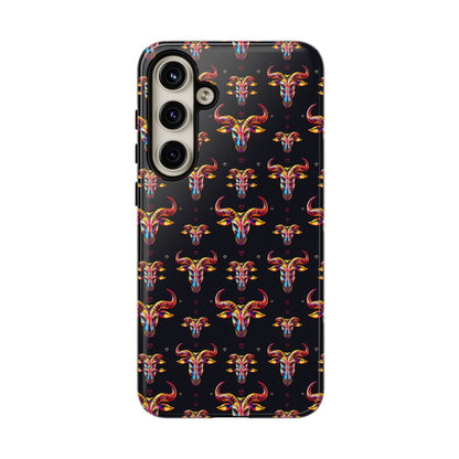 Tough Cases, Taurus, Zodiac, Metal Pattern