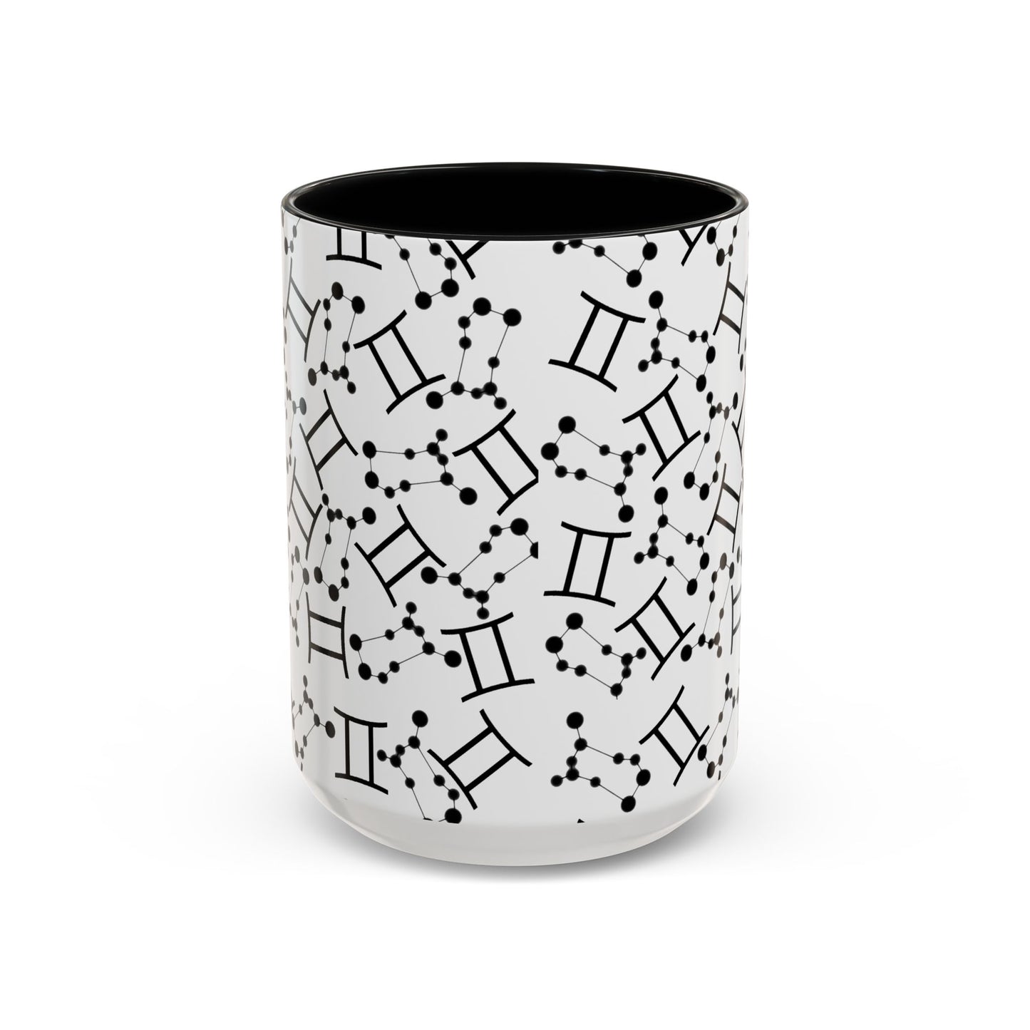 Accent Coffee Mug with the Gemini sign (11, 15oz)