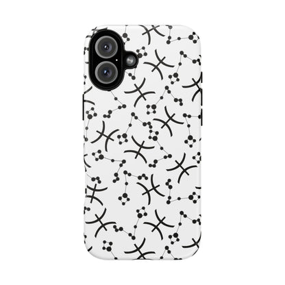 Tough Cases with the Pisces Zodiac sign for iPhone, Samsung Galaxy, and Google Pixel devices