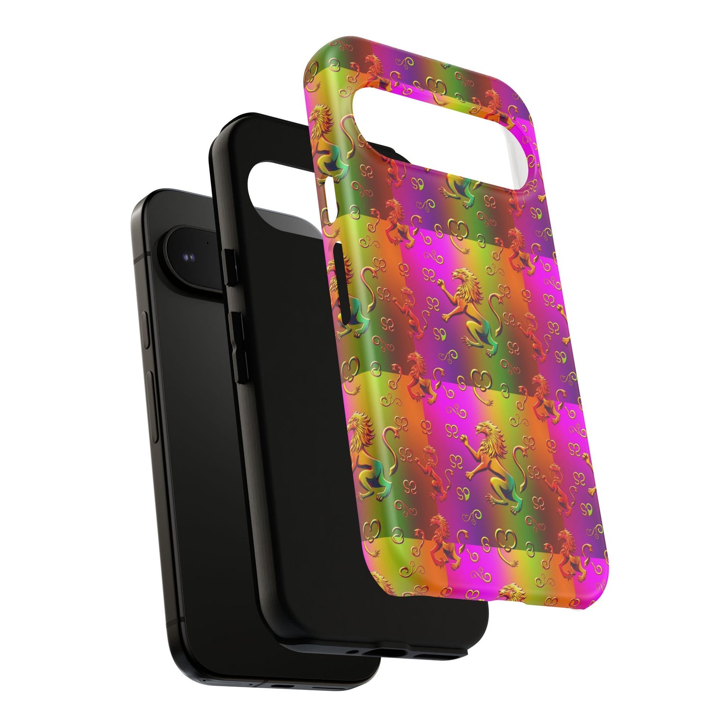 Tough Cases, Leo, Zodiac v1, Metal Pattern