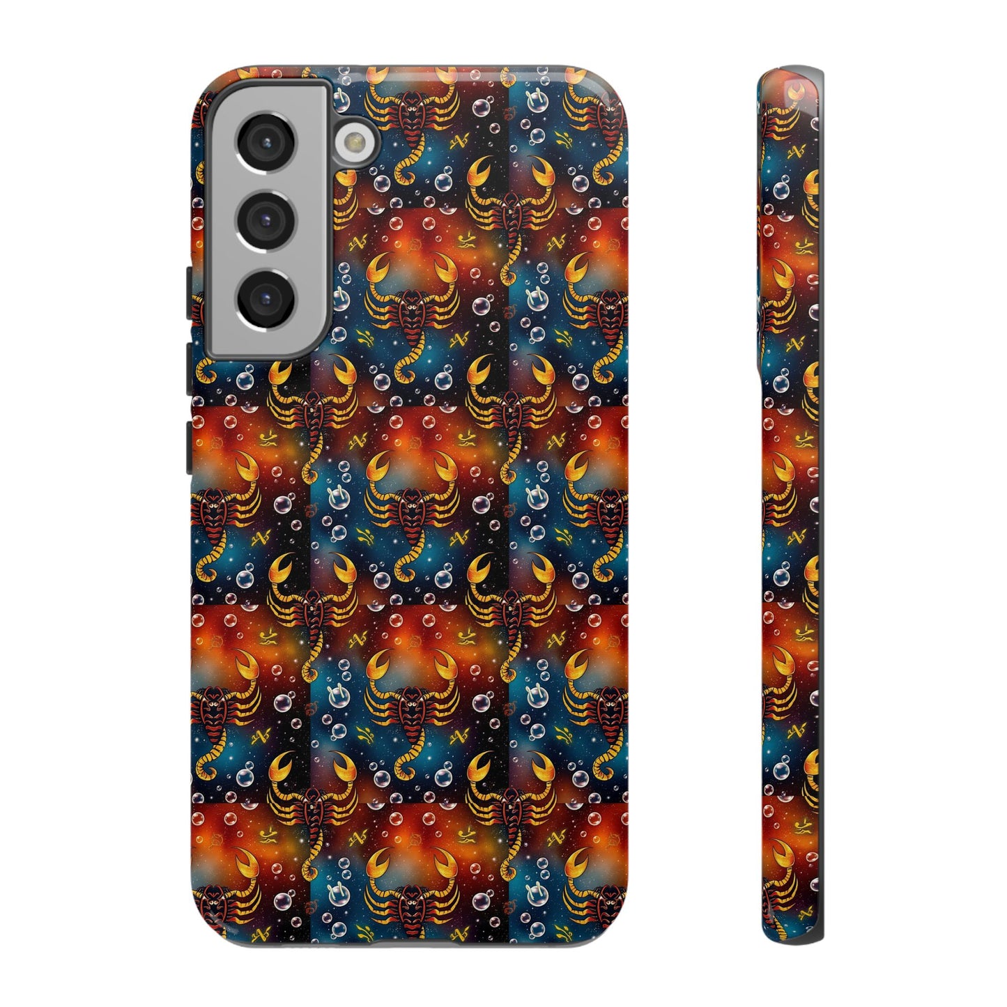 Tough Cases, Scorpio, Zodiac v2, Bubble Pattern
