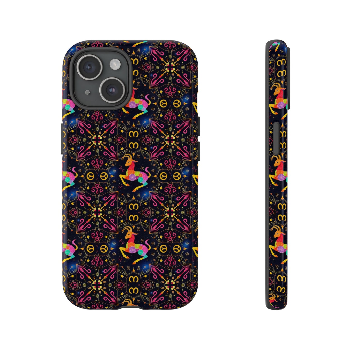 Tough Cases, Capricorn, Zodiac v2, Metal Pattern