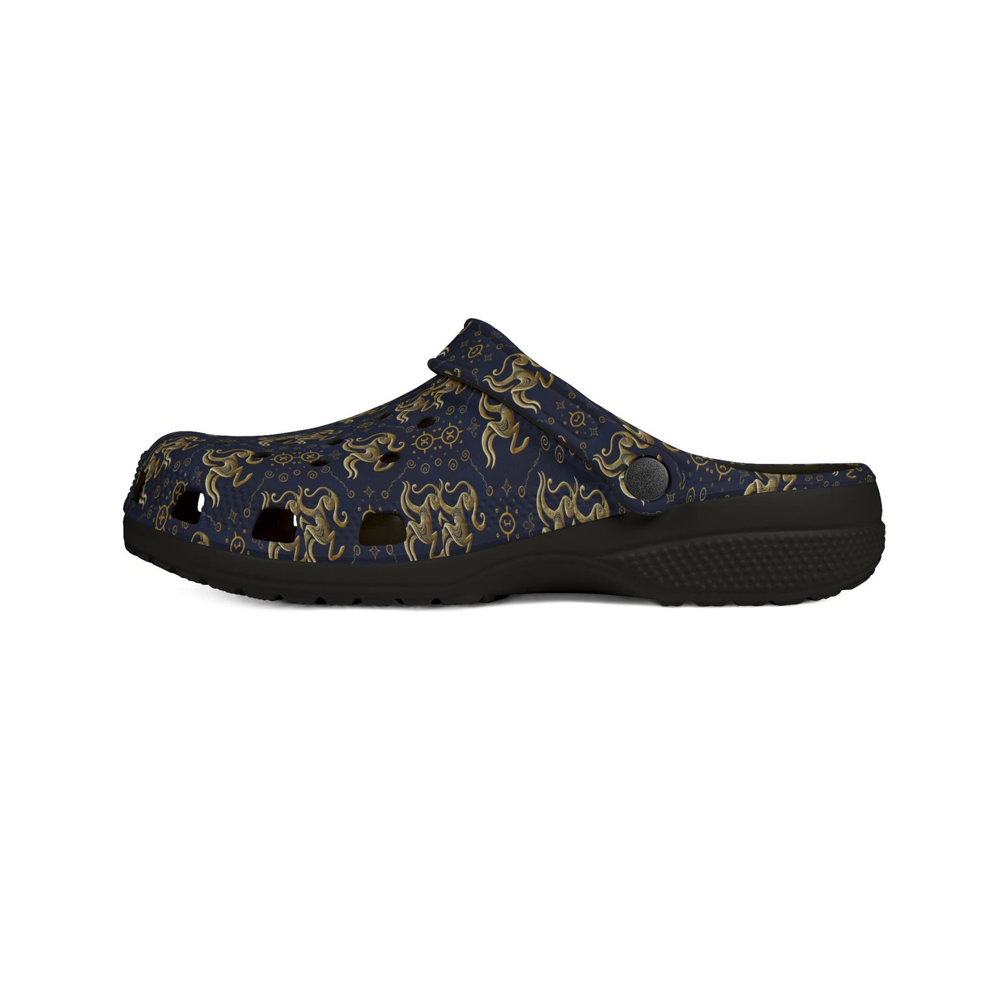EVA Foam Rubber Shoes, (AOP), Aquarius, Zodiac v1, Pattern
