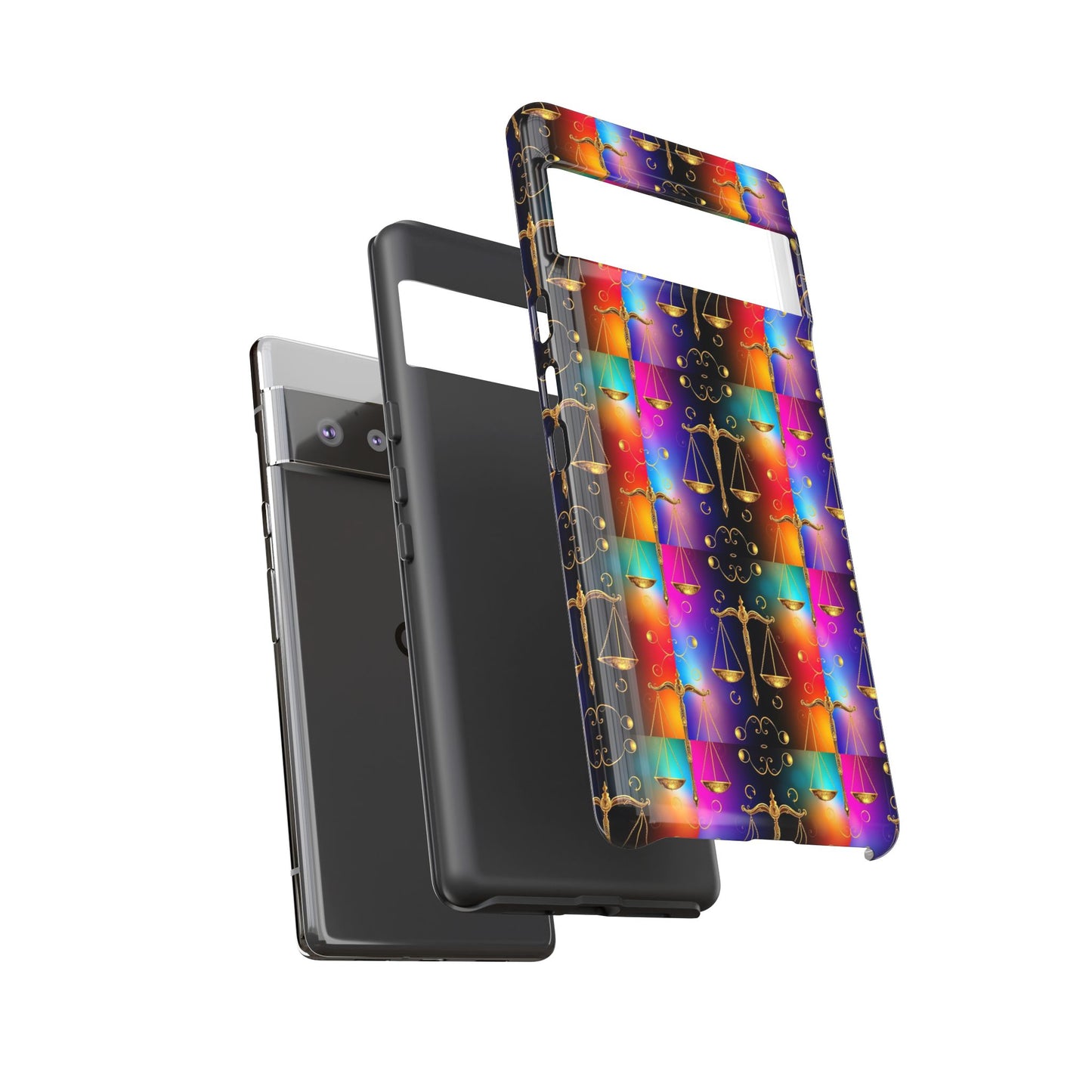 Tough Cases, Libra, Zodiac v1, Metal Pattern