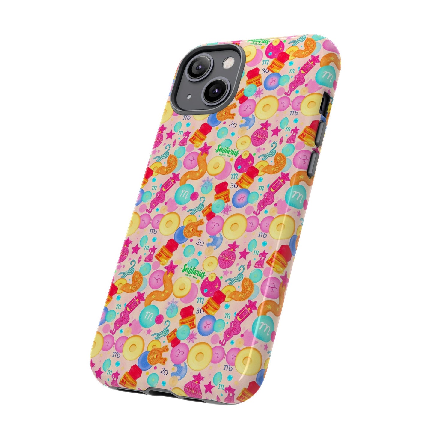 Tough Cases, Sagittarius, Zodiac v2, Bubble Pattern