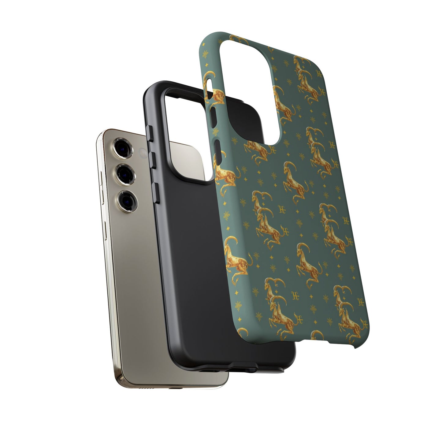 Tough Cases, Capricorn, Zodiac v1, Metal Pattern