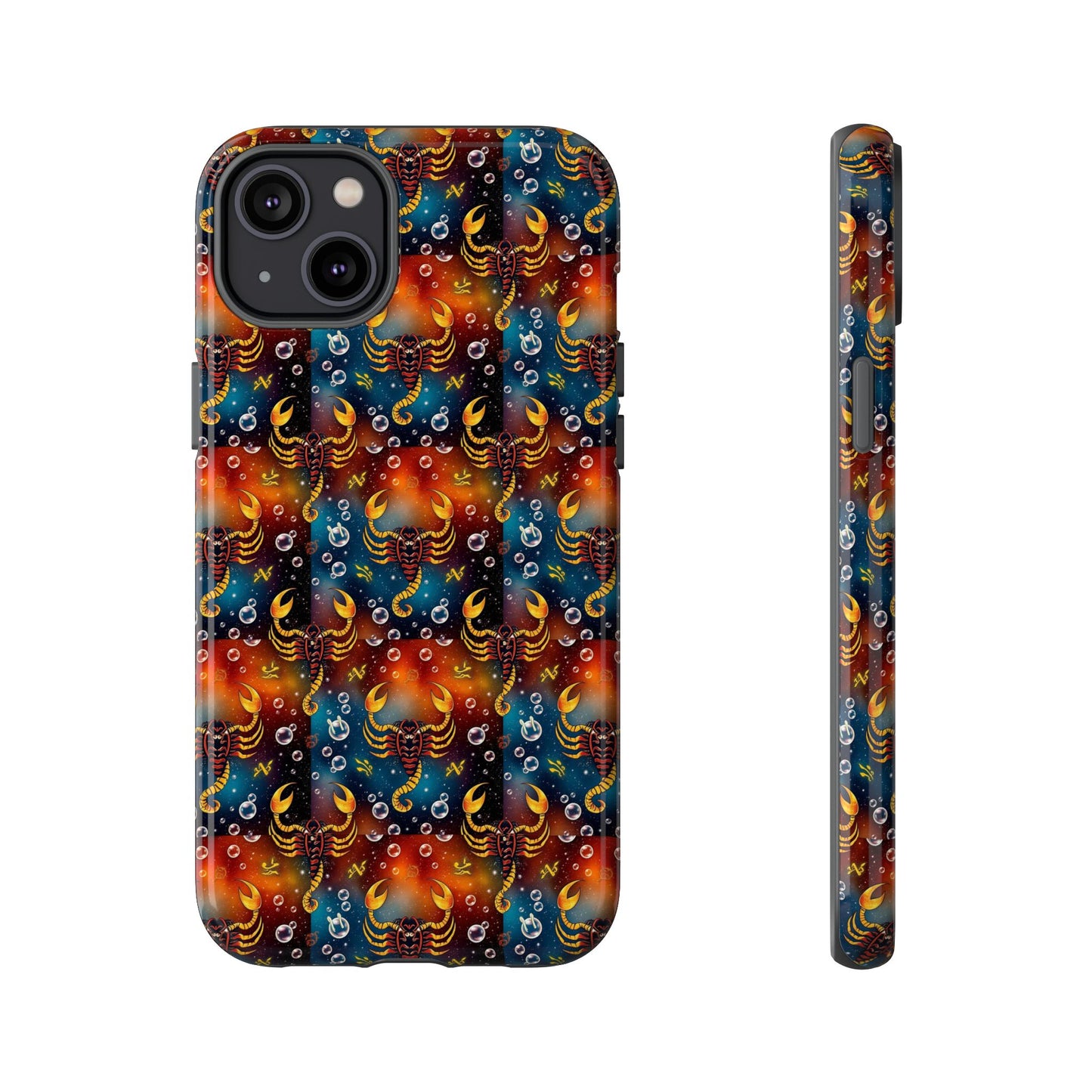 Tough Cases, Scorpio, Zodiac v2, Bubble Pattern