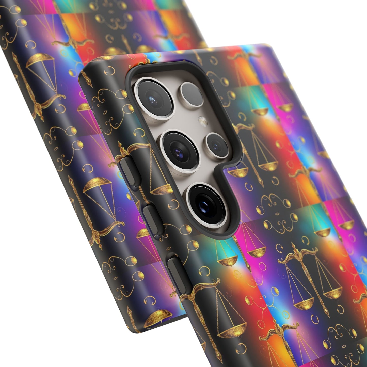 Tough Cases, Libra, Zodiac v1, Metal Pattern