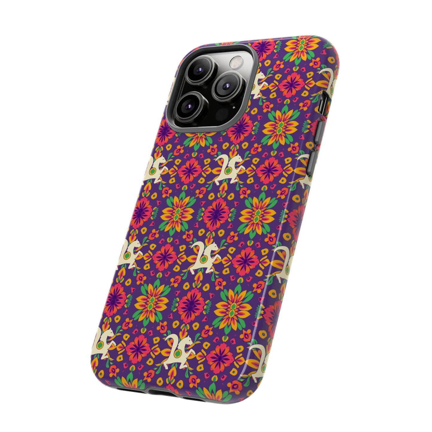 Tough Cases, Aquarius, Zodiac v1, Flower Pattern