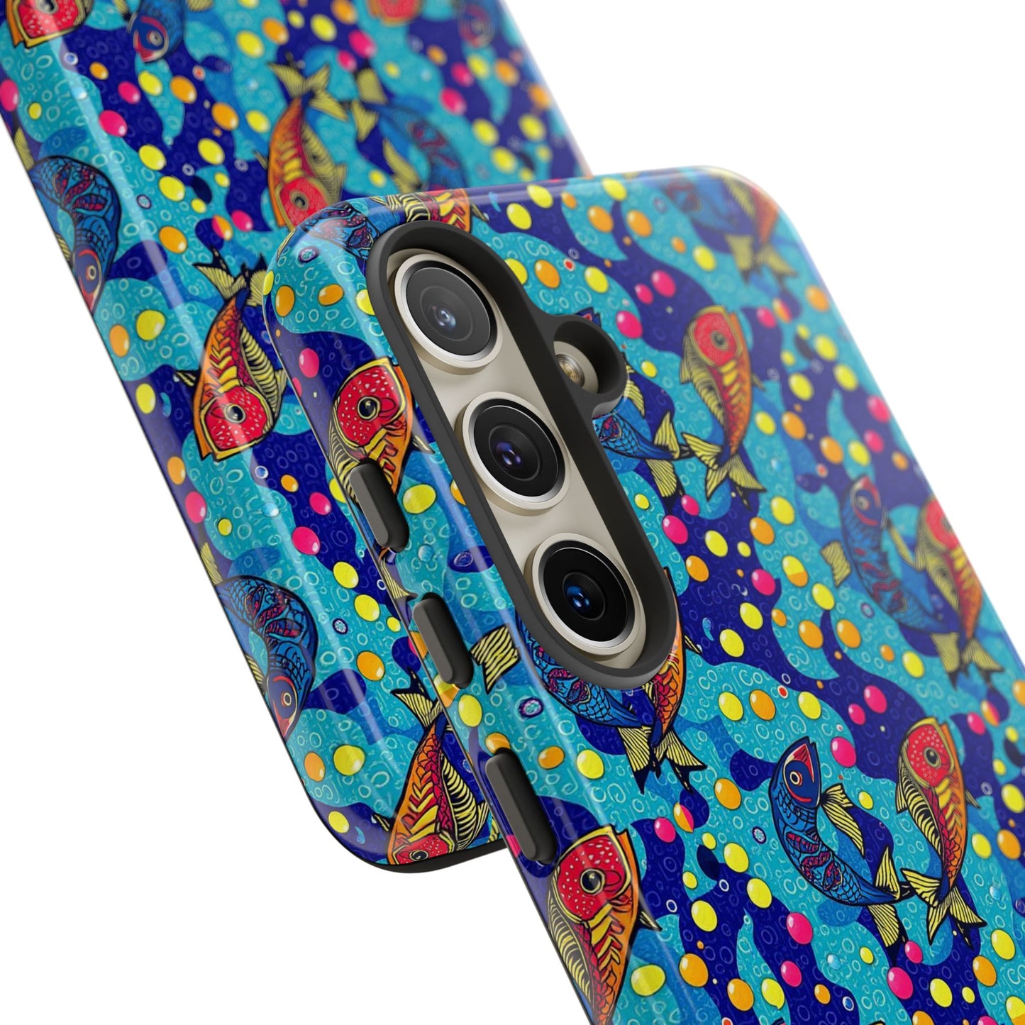 Tough Cases, Pisces, Zodiac v2, Bubble Pattern