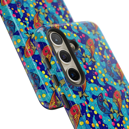 Tough Cases, Pisces, Zodiac v2, Bubble Pattern