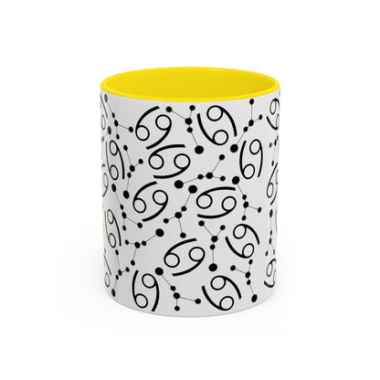 Accent Coffee Mug with the Cancer sign (11, 15oz)