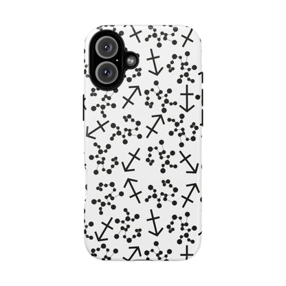 Tough Cases with the Sagittarius Zodiac sign for iPhone, Samsung Galaxy, and Google Pixel devices