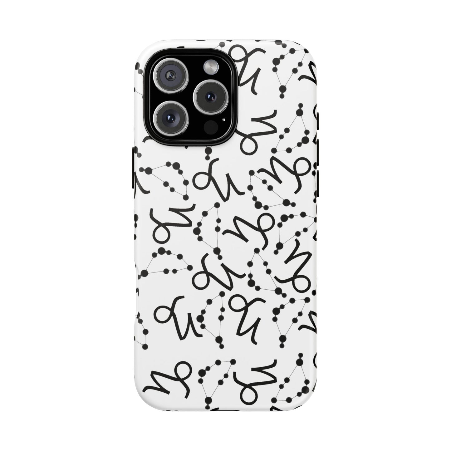 Tough Cases with the Capricorn Zodiac sign for iPhone, Samsung Galaxy, and Google Pixel devices