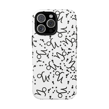 Tough Cases with the Capricorn Zodiac sign for iPhone, Samsung Galaxy, and Google Pixel devices