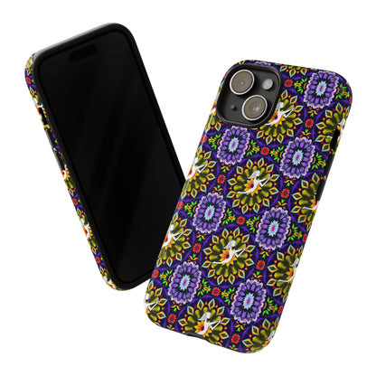 Tough Cases, Sagittarius, Zodiac v1, Flower Pattern