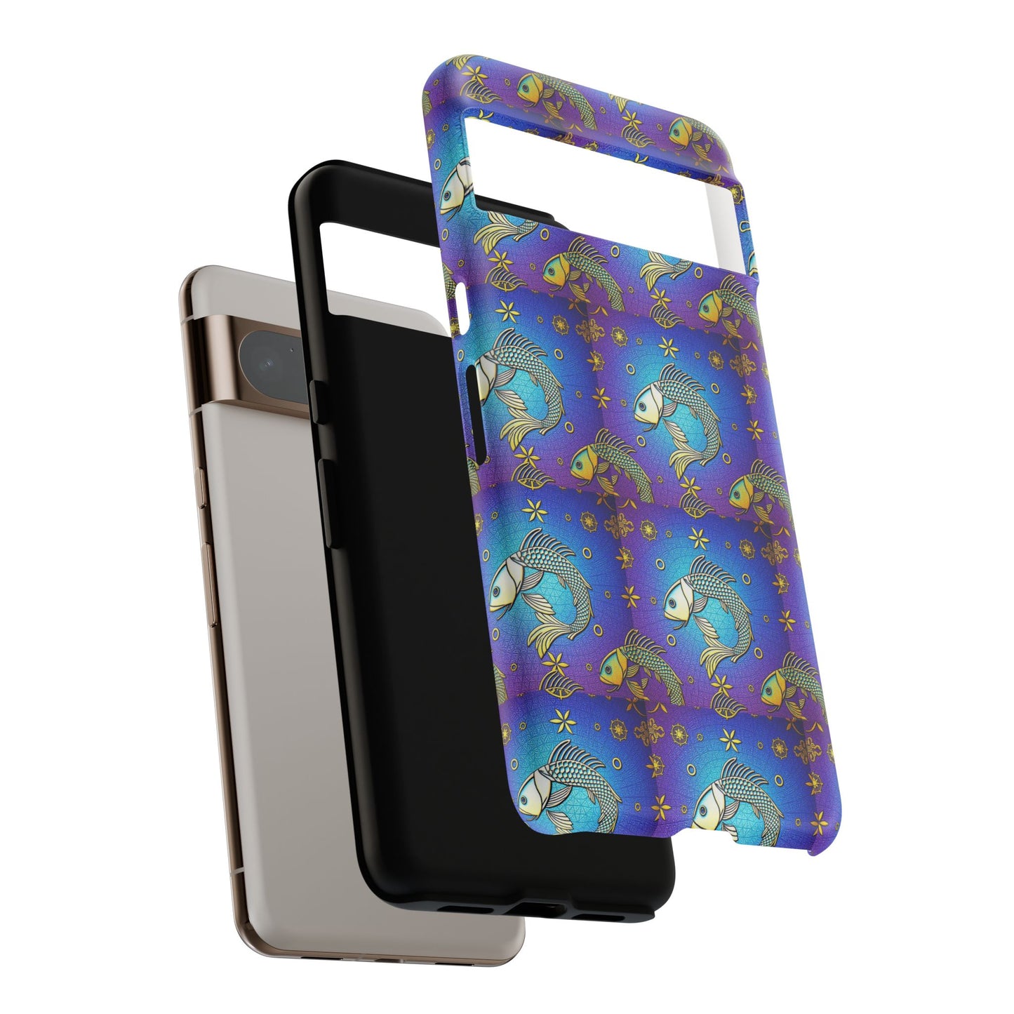 Tough Cases, Pisces, Zodiac v2, Metal Pattern