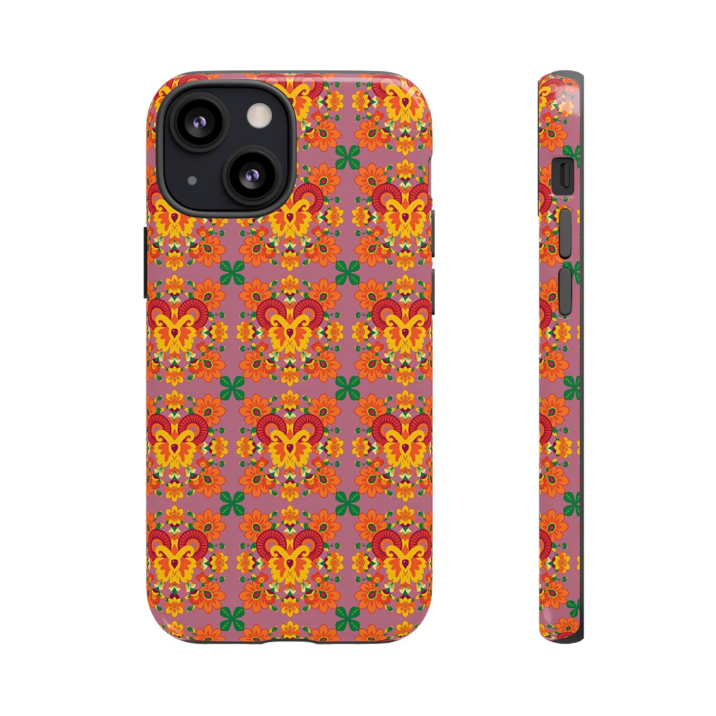 Tough Cases, Aries, Zodiac v1, Flower Pattern