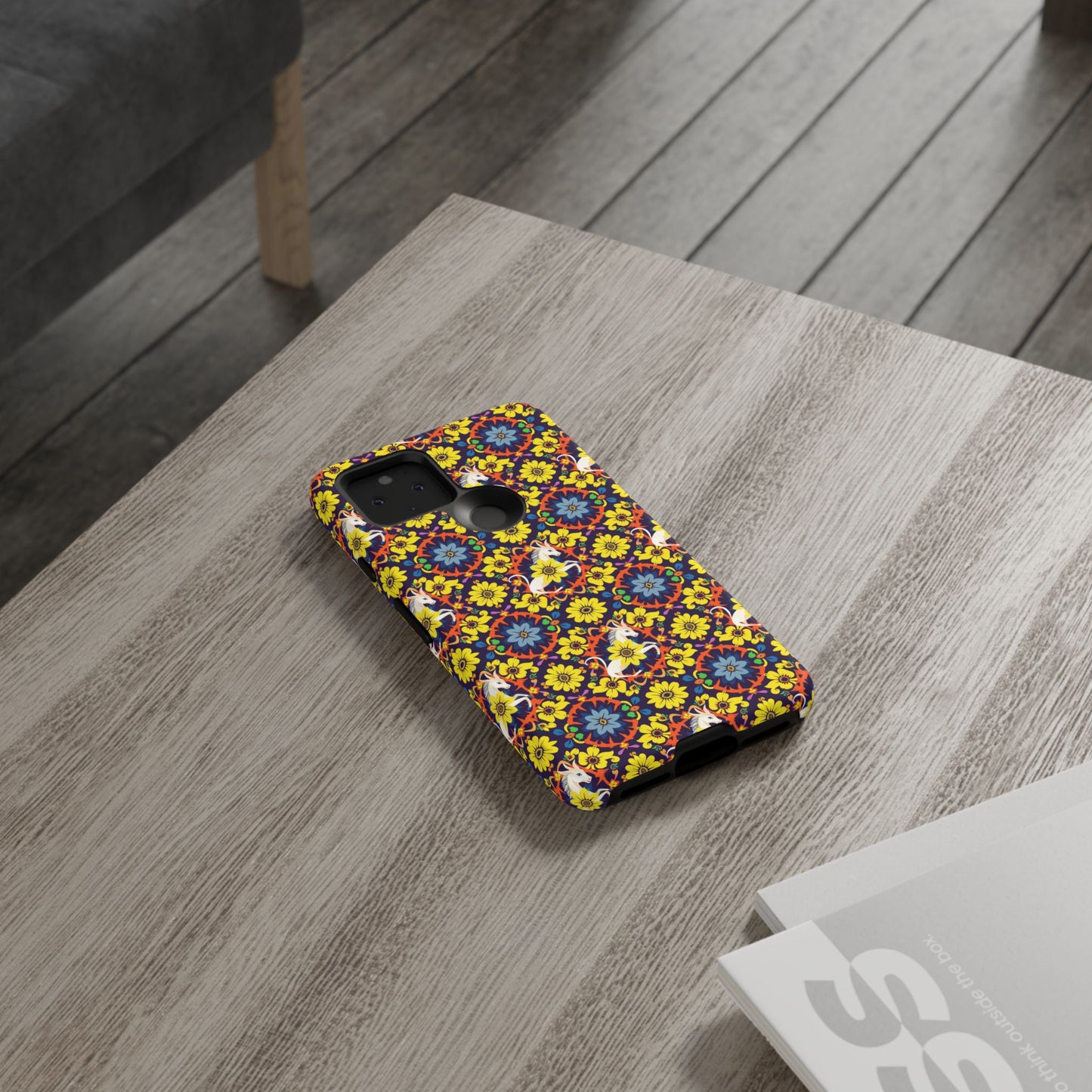 Tough Cases, Aquarius, Zodiac v3, Flower Pattern