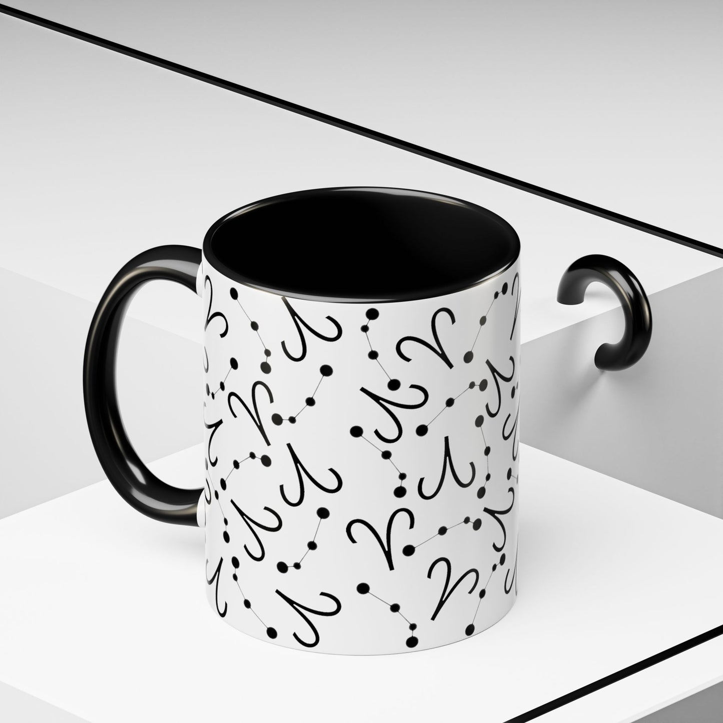 Accent Coffee Mug with the Aries sign (11, 15oz)