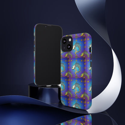 Tough Cases, Pisces, Zodiac v2, Metal Pattern