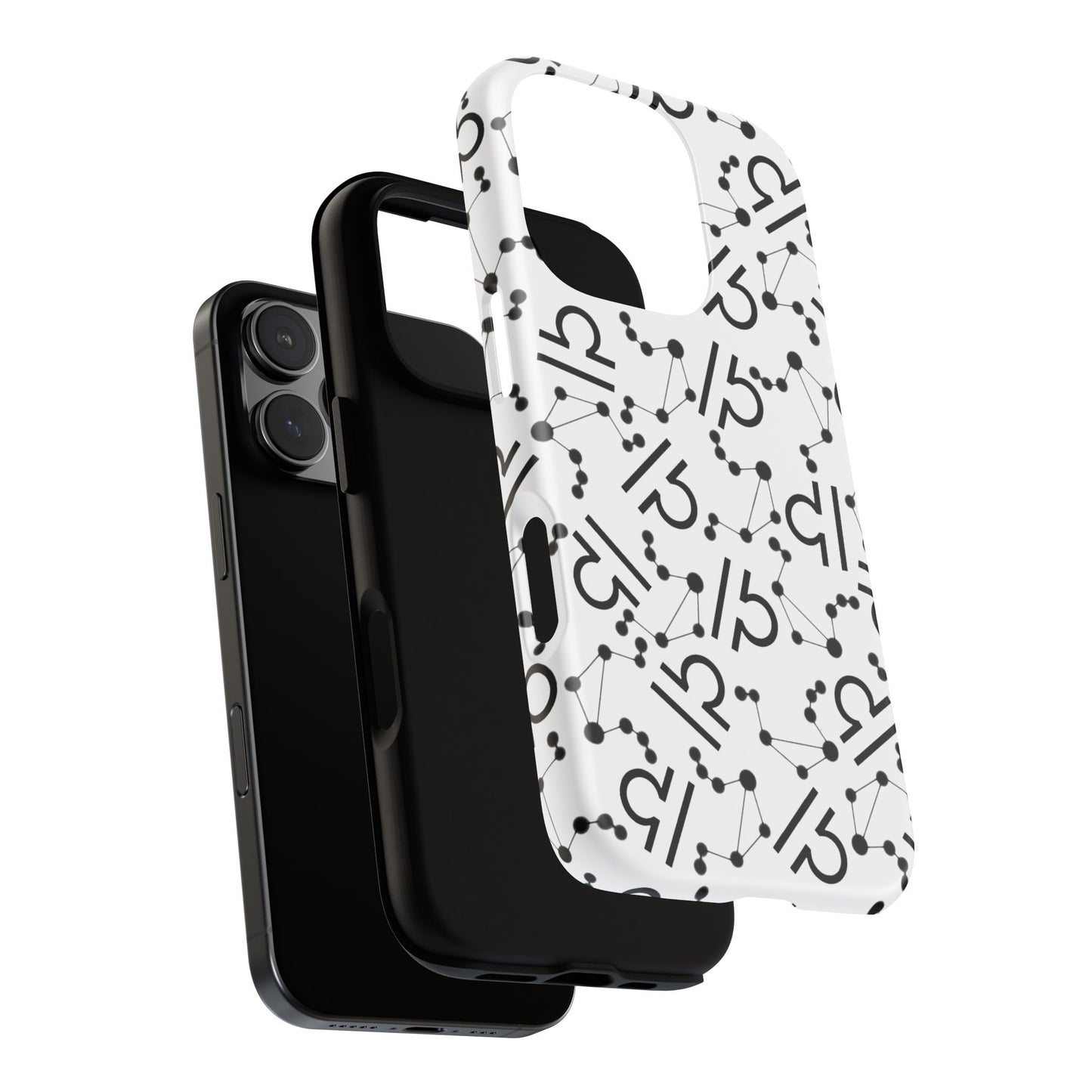 Tough Cases with the Libra Zodiac sign for iPhone, Samsung Galaxy, and Google Pixel devices