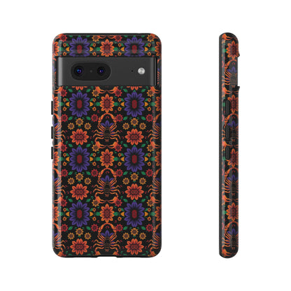 Tough Cases, Scorpio, Zodiac, Flower Pattern