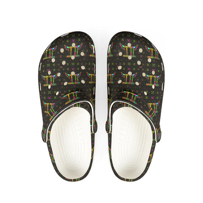EVA Foam Rubber Shoes, (AOP), Gemini, Zodiac v3, Pattern