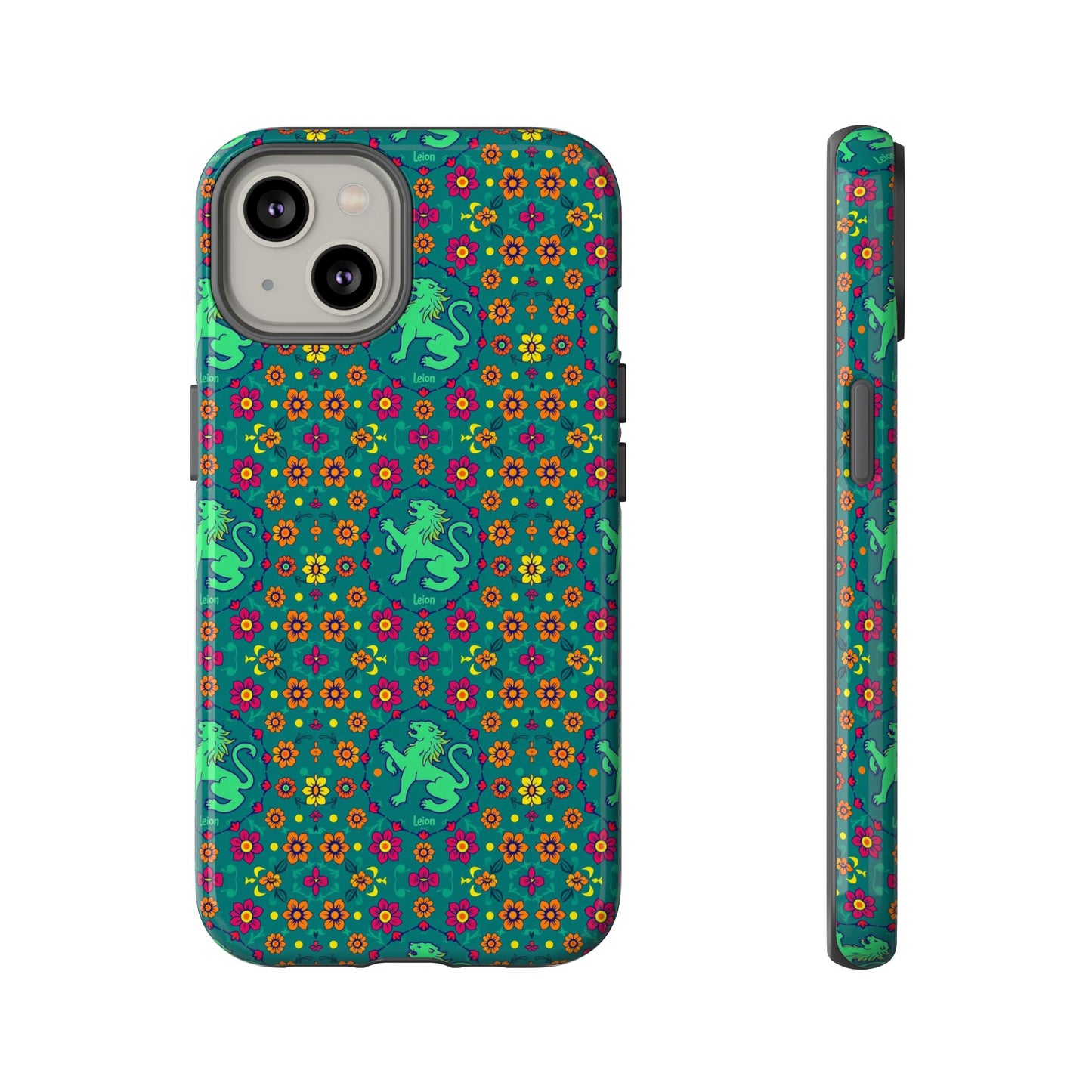 Tough Cases, Leo, Zodiac v3, Flower Pattern