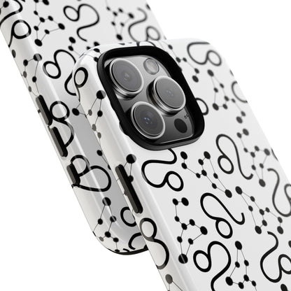 Tough Cases with the Leo Zodiac sign for iPhone, Samsung Galaxy, and Google Pixel devices