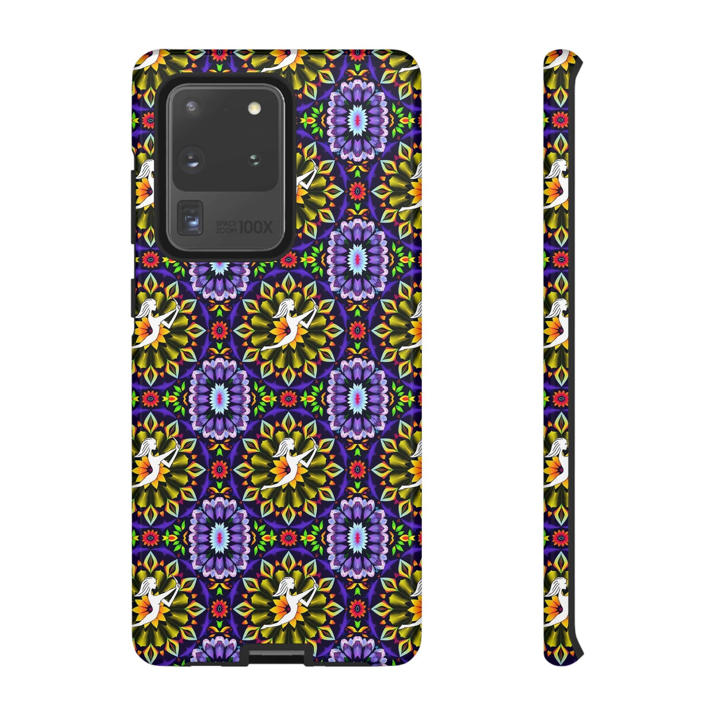 Tough Cases, Sagittarius, Zodiac v1, Flower Pattern