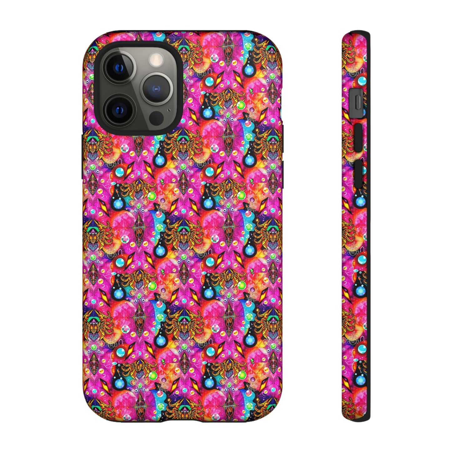 Tough Cases, Scorpio, Zodiac v1, Bubble Pattern