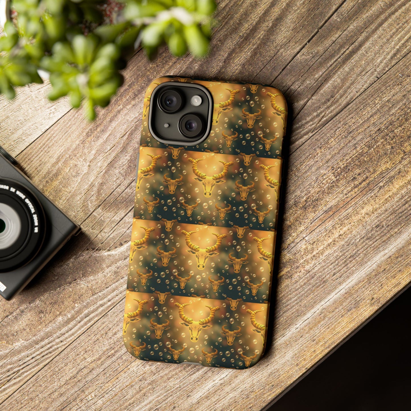Tough Cases, Taurus, Zodiac v1, Bubble Pattern
