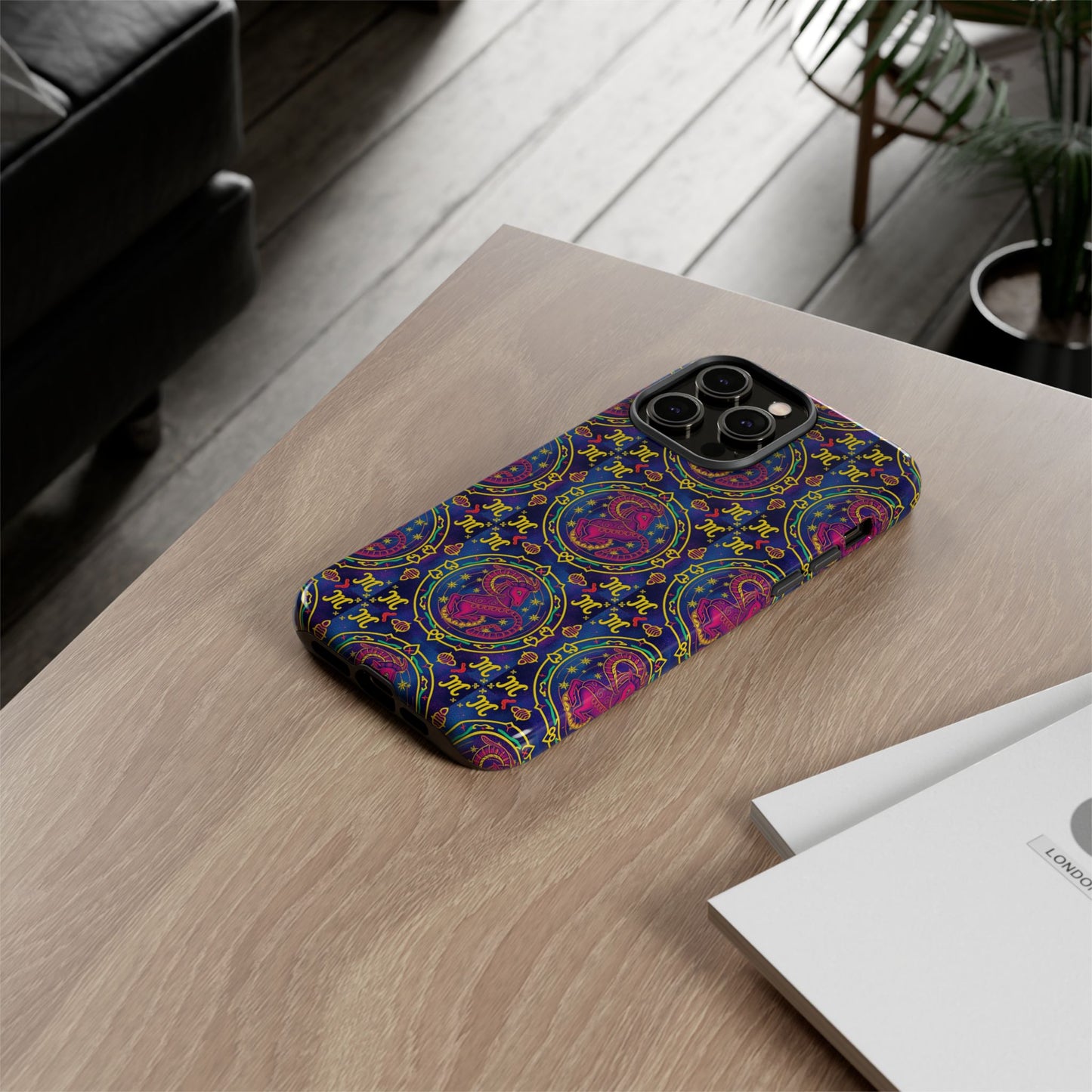 Tough Cases, Capricorn, Zodiac, Metal Pattern