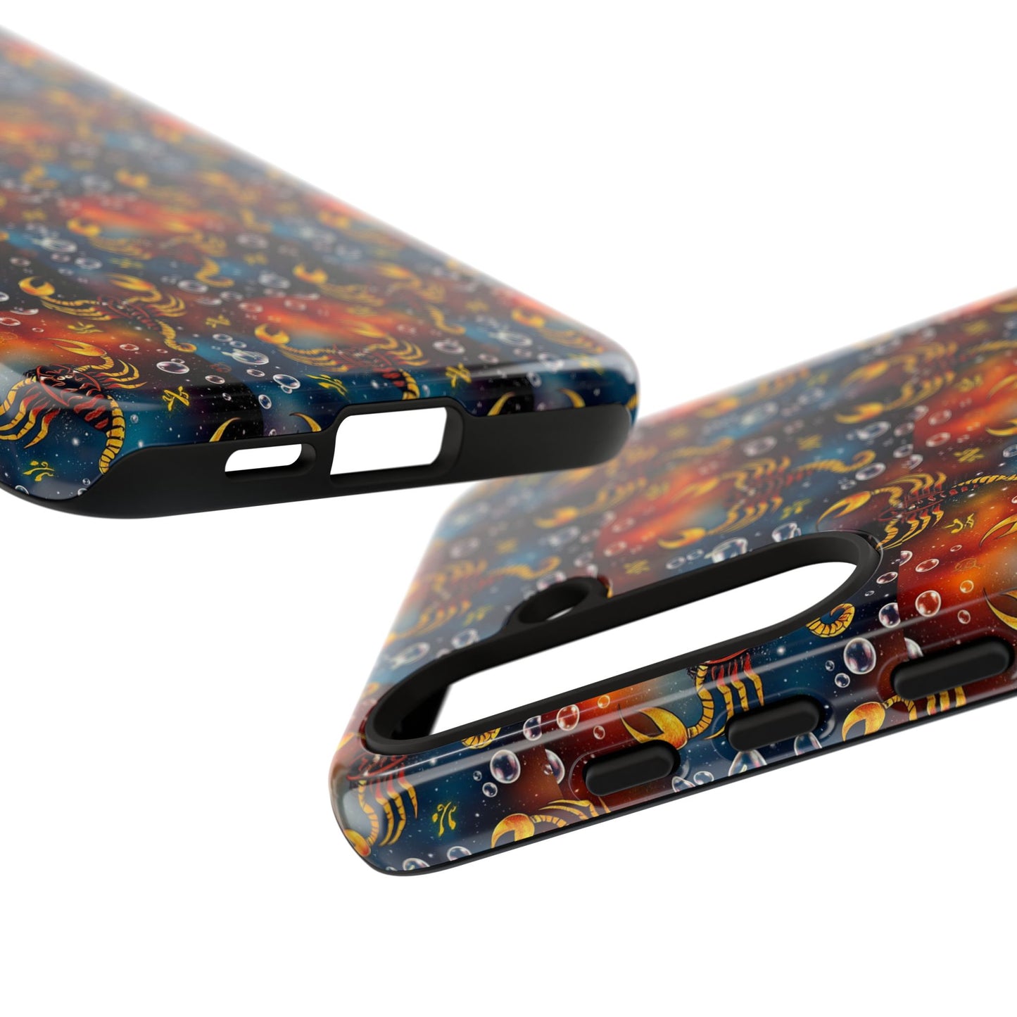 Tough Cases, Scorpio, Zodiac v2, Bubble Pattern